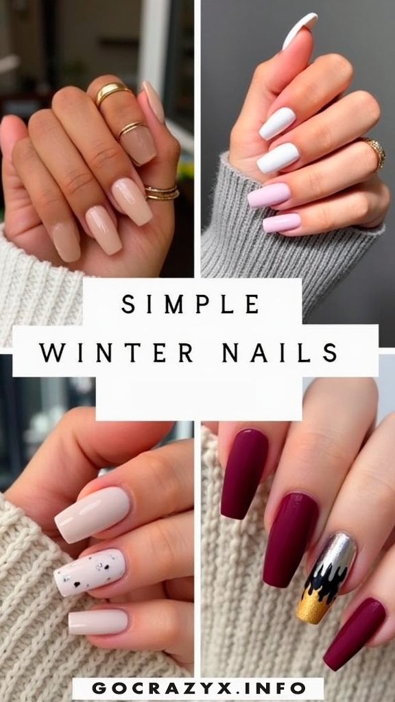 27+ Easy Winter Nail Ideas That Are Absolutely Gorgeous